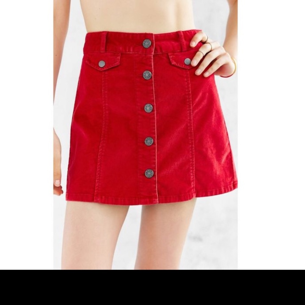 Urban BDG red skirt